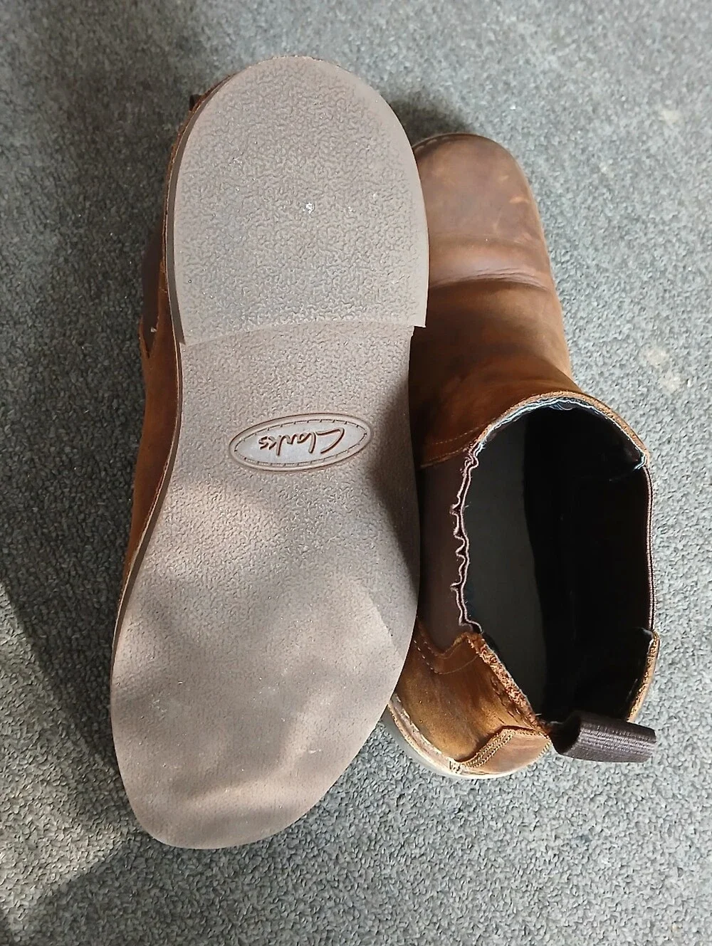 Clarks durable leather